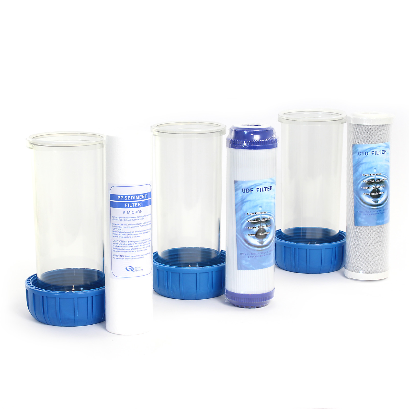 Naturewater NW-BR10A 1 Étape système filtre 32,89mm (1) cartouche  polypropylène, collier, clé
