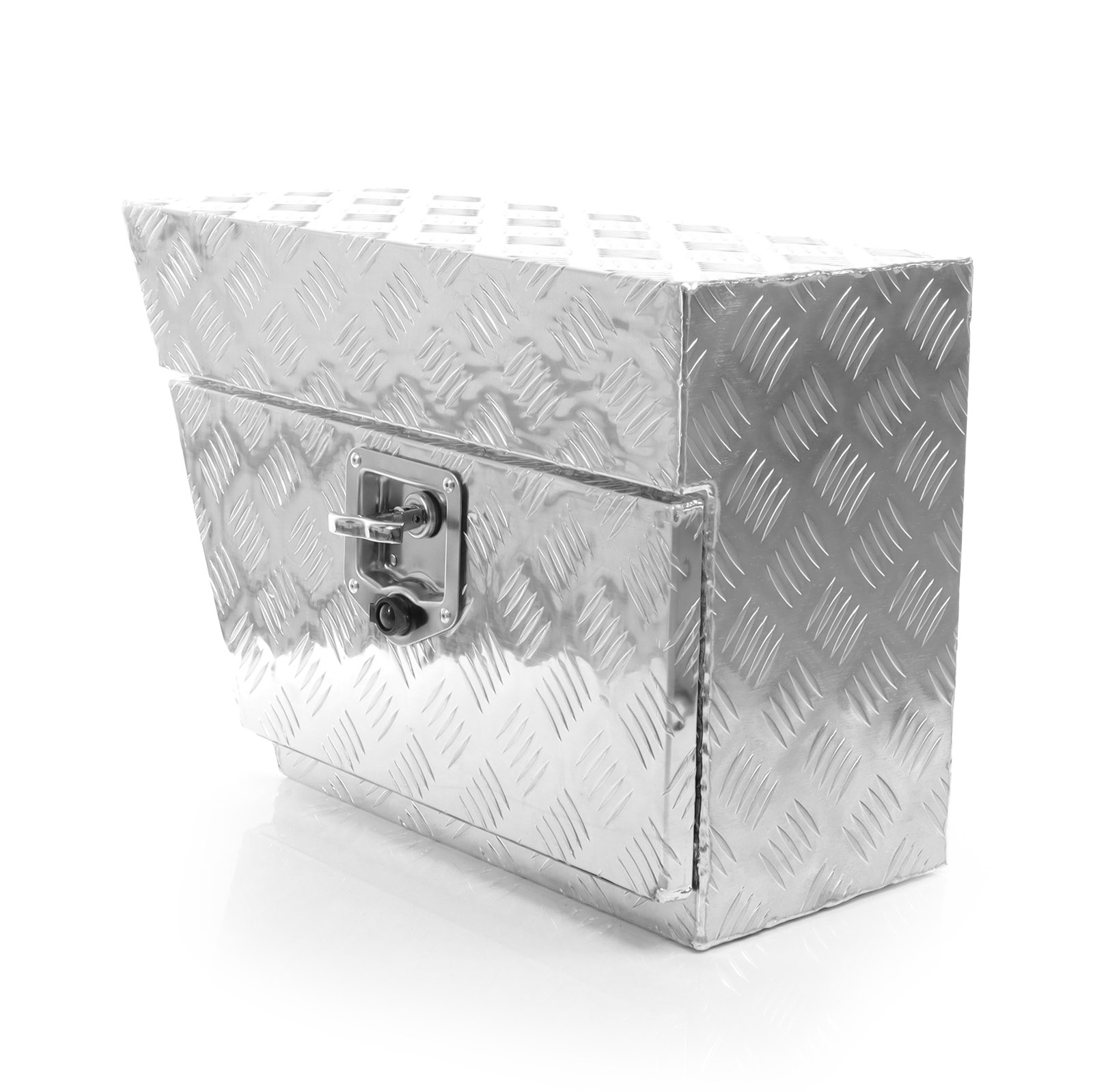 XPOtool Aluminium Unterflurbox Links 60x25x40cm Deichselbox bis 50