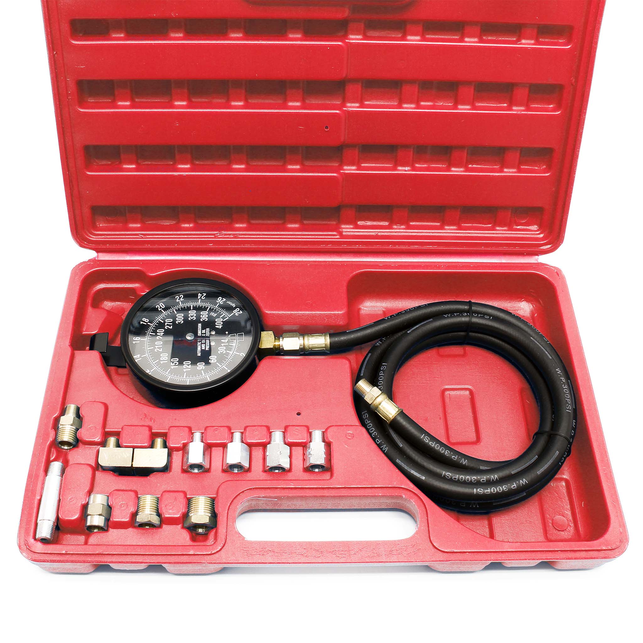 Engine Oil Pressure Tester Pressure gauge Test Tool Kit 12pcs