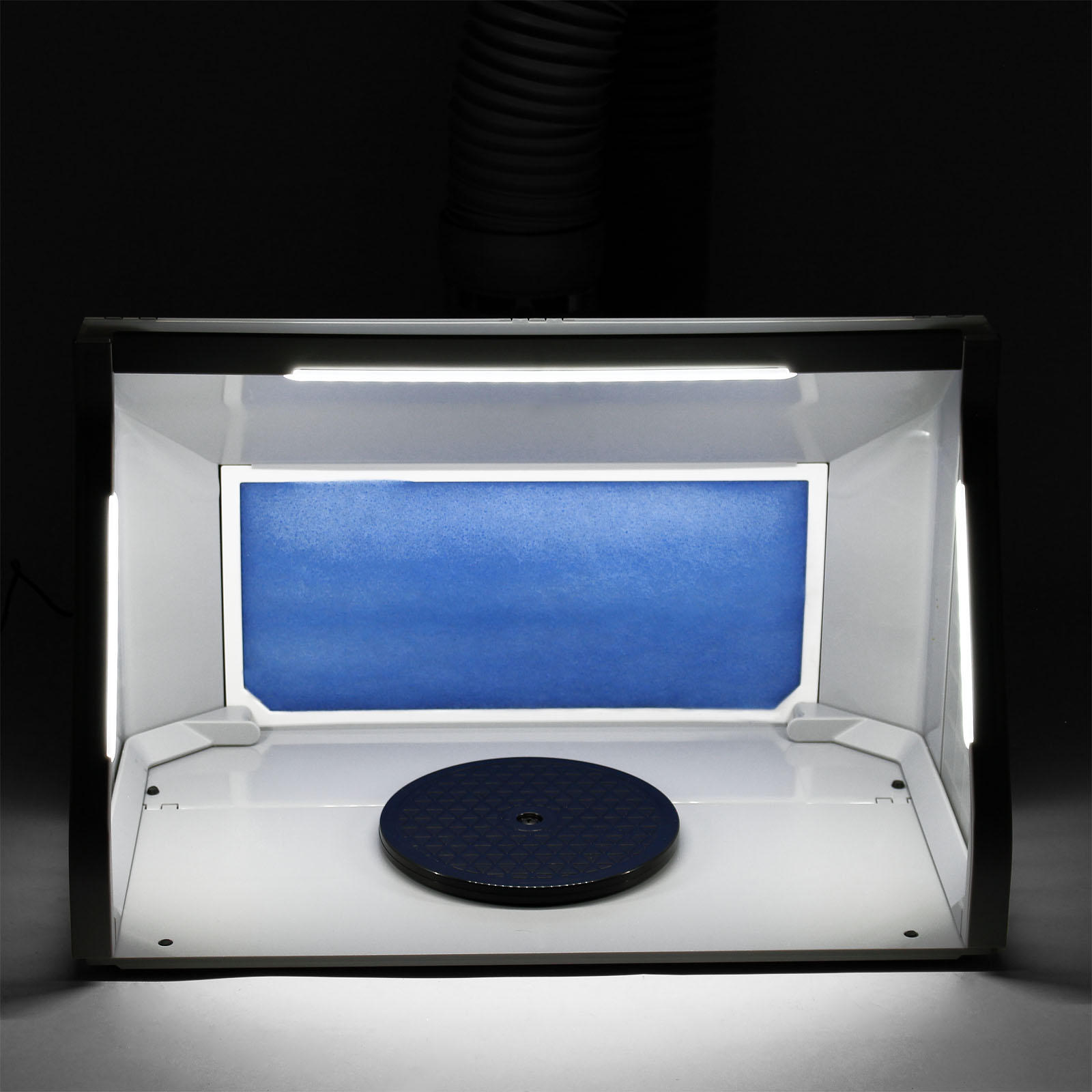 Cabine d'aspiration 9m³/min LED Double ventilation Réglable