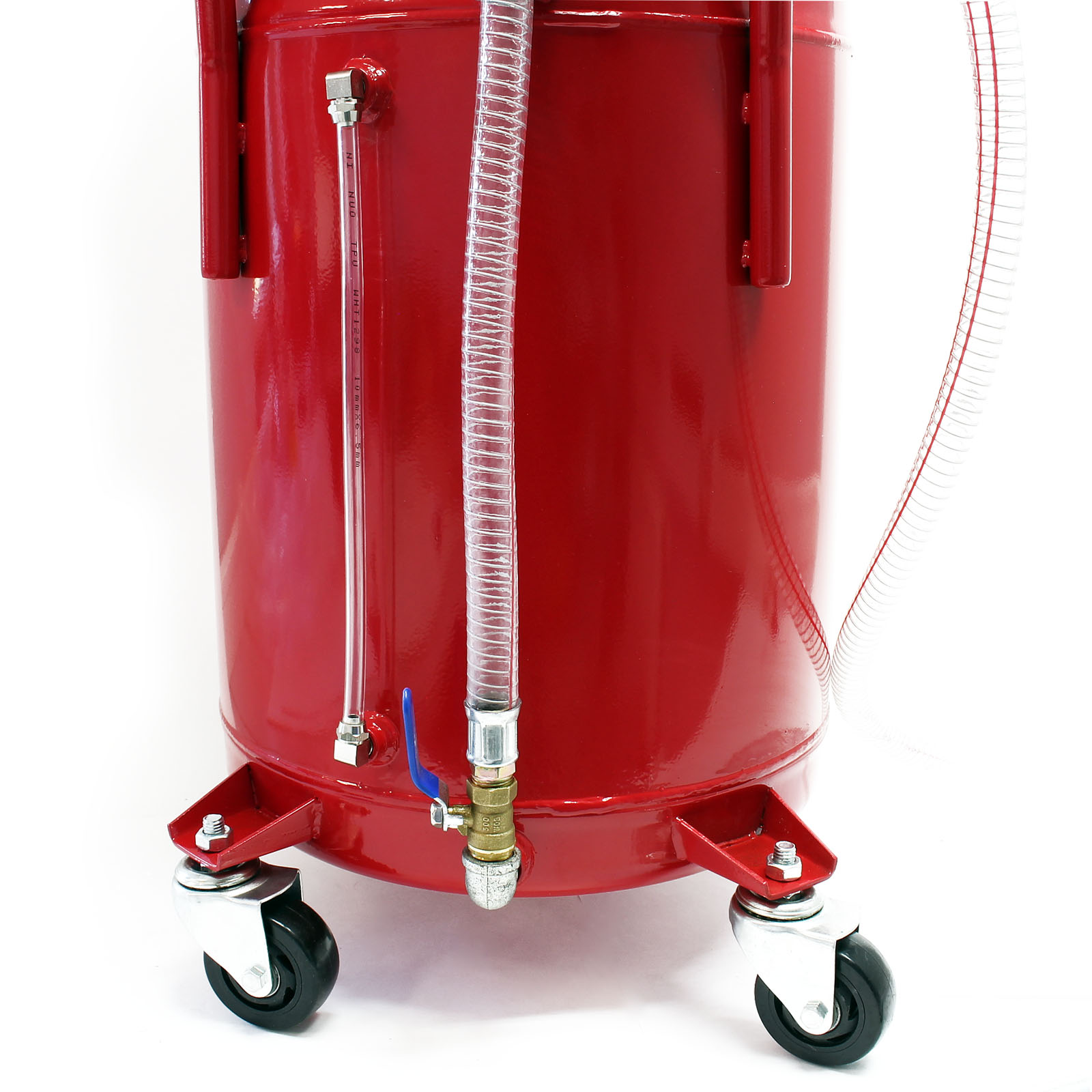 Bac vidange recuperateur fluides (Huile/liquide refroidissement) sur  roulettes (35 litres maxi)