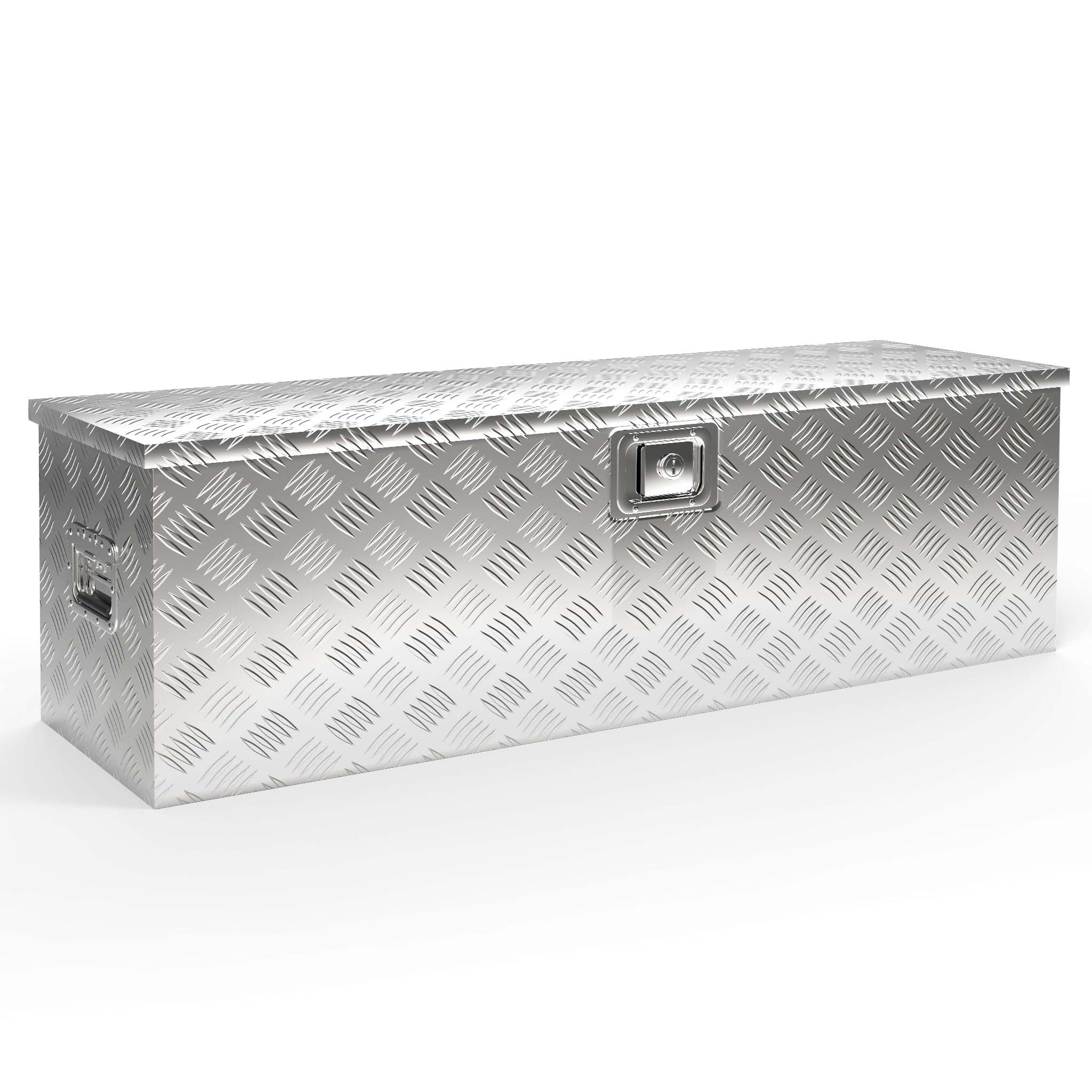 Baule box cassone cesta contenitore alluminio 82x33x30 cassa bauletto  impermeabile BAU30F