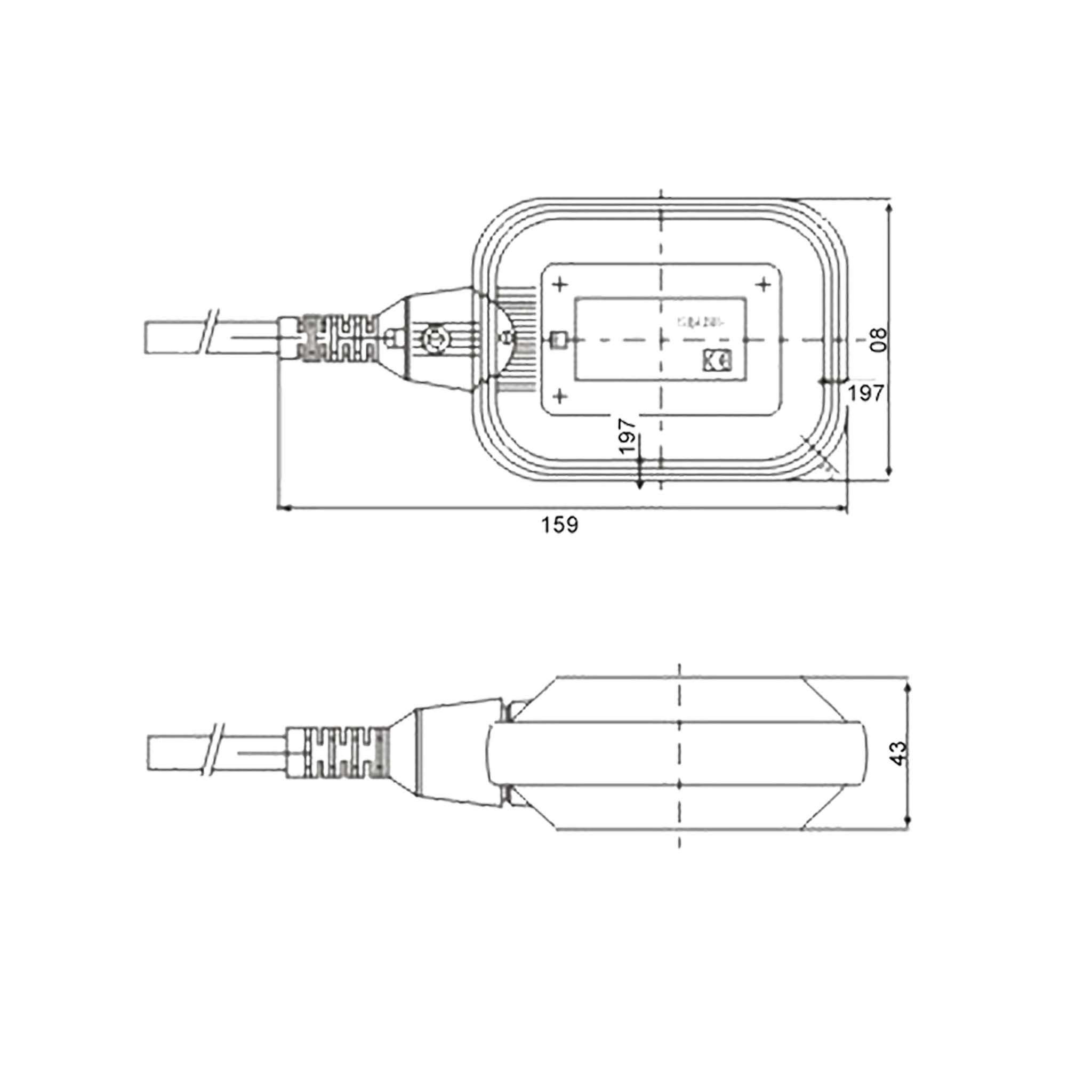 Interrupteur a Flotteur pour Pompe à Eau, 5m 250V / 16A Pompes de Contrôle  Automatique Interrupteur à
