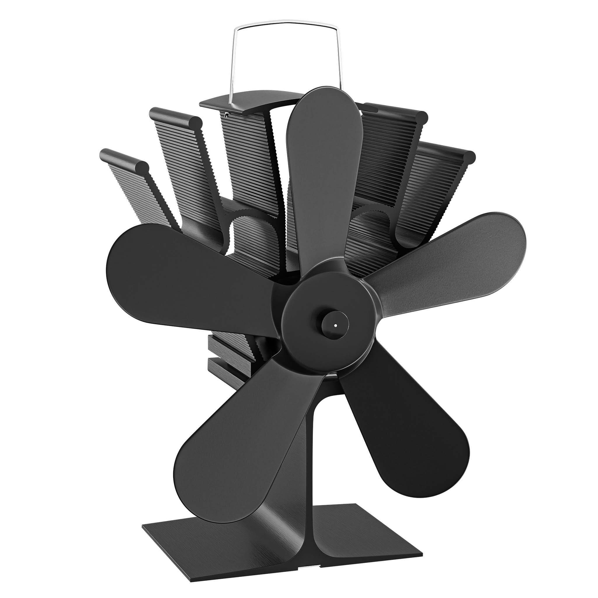 Ventilateur de poêle à Bois 5 Hélices 70-350°C Autoalimentation