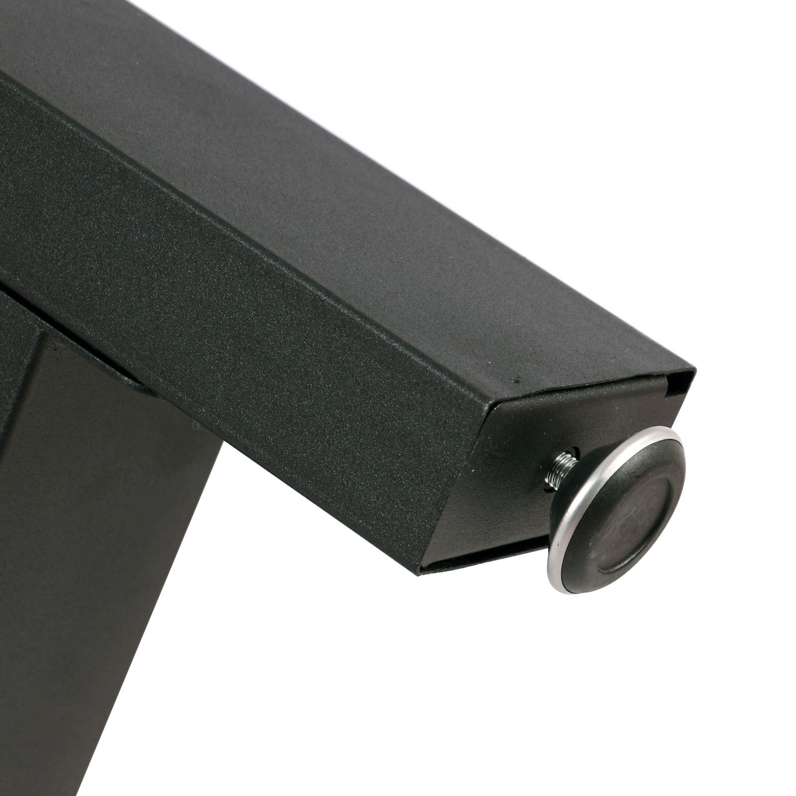 Wiltec Base per tavolo 90x72 cm verniciatura a polvere nero Telaio per  tavoli gambe tavolo