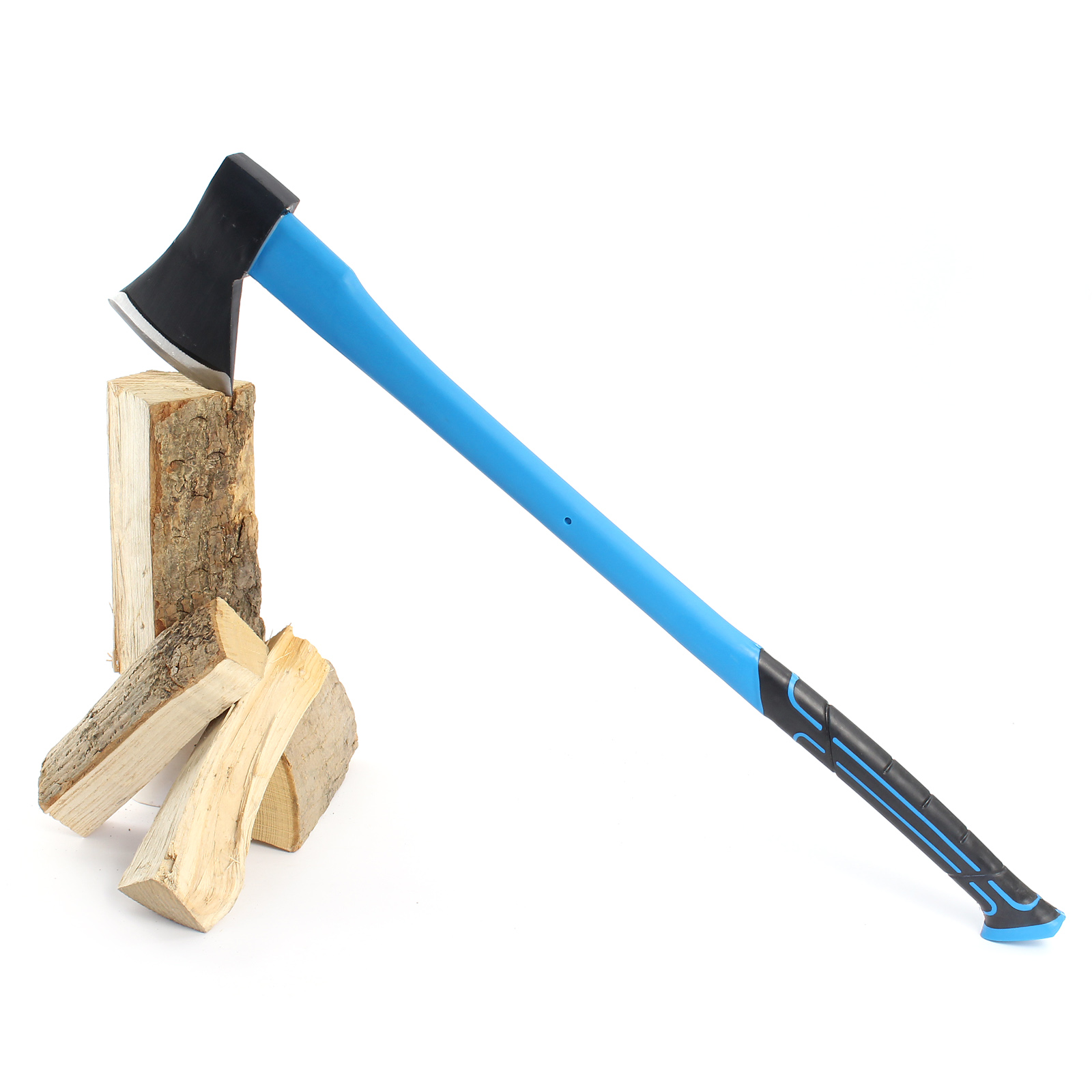 Hacha o cuña para abrir leña, cuña Fiskars. Como hacer leña fácilmente con  hacha manual. Firewood ax 