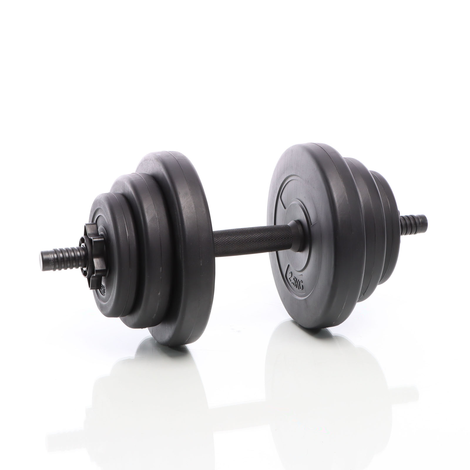 Set d'haltères courts poids barres disques fitness musculation biceps 10 kg