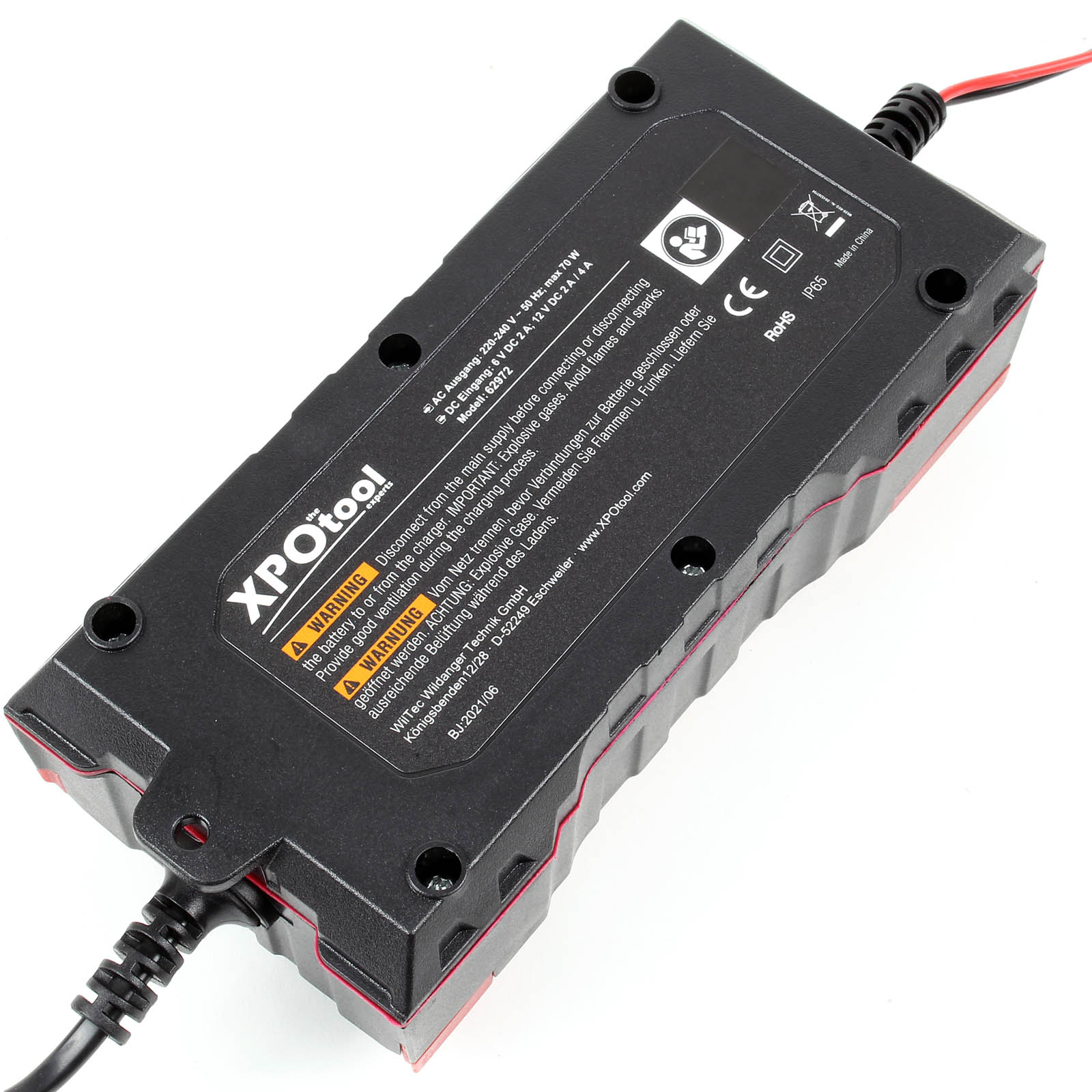 XPOtool 6V/12V-2A Batterieladegerät Kfz Ladegerät Batterielader