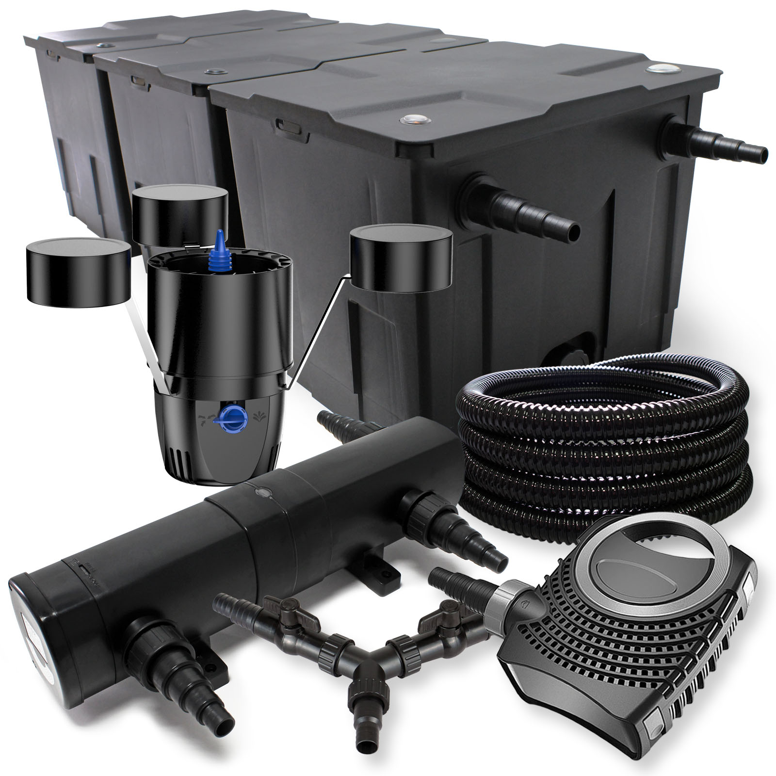 Outside In - Kit bassin Start 500 + kit filtration 2000 plus set