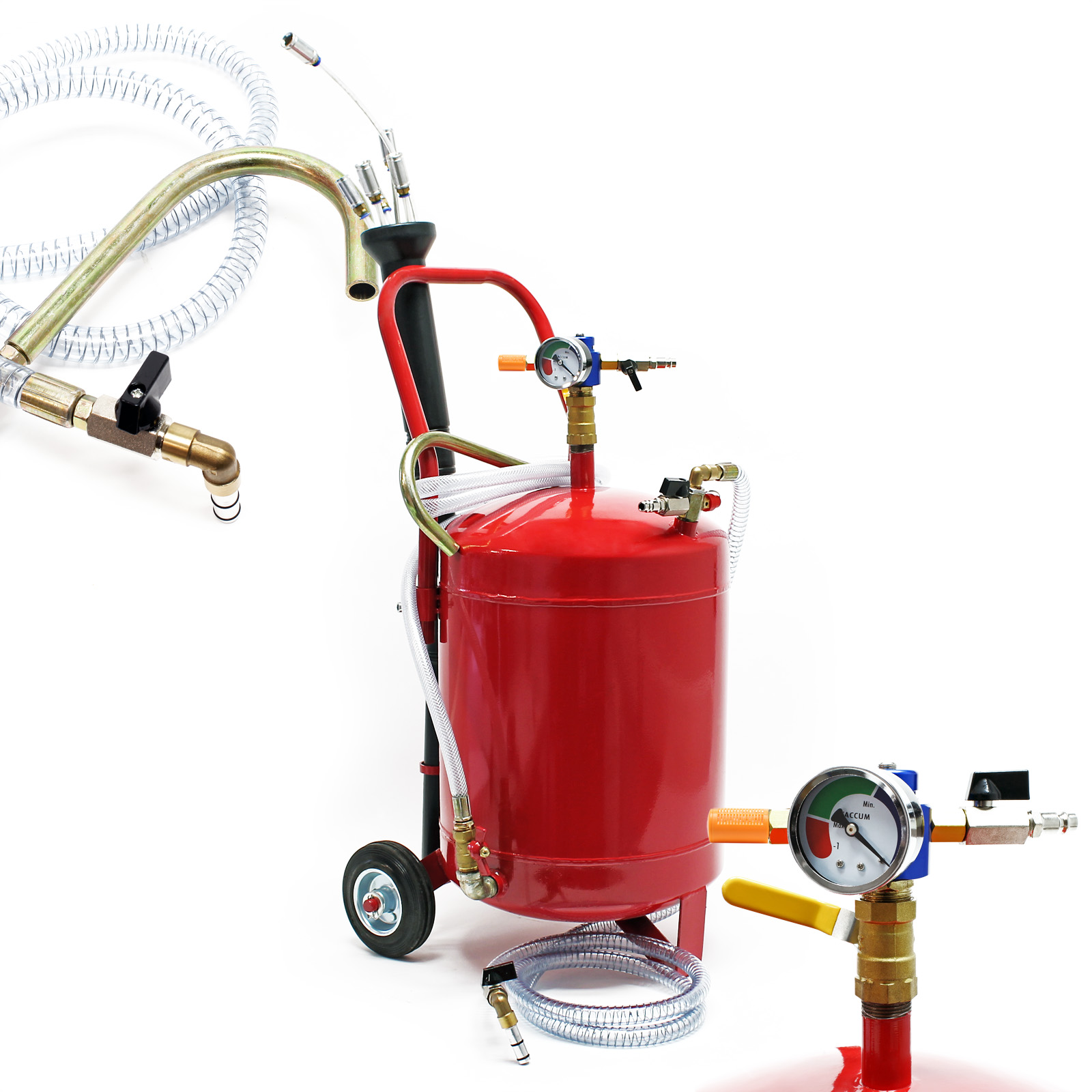 POMPA ASPIRAZIONE CAMBIO olio motore estrattore dell'olio pompa pneumatica  24 L EUR 159,99 - PicClick IT