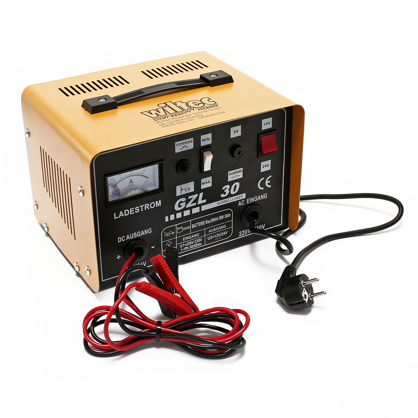 Batterieladegerät - 250 Watt - 12/24 Volt - Sinntec - Zentralschmierung und  Werk, 177,72 €