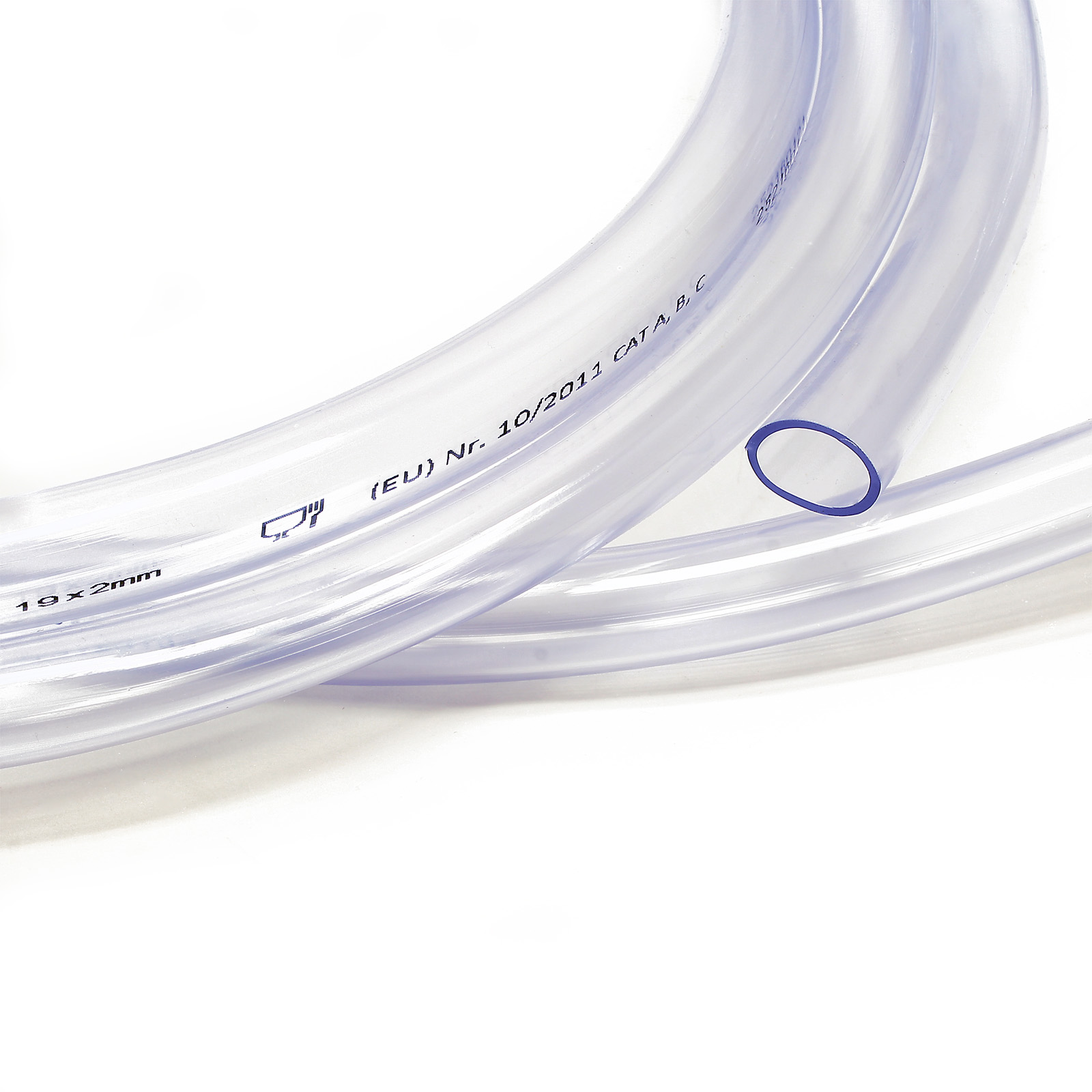 Tuyau PVC Souple Transparent 13mm interne, 19mm externe (Au mètre)