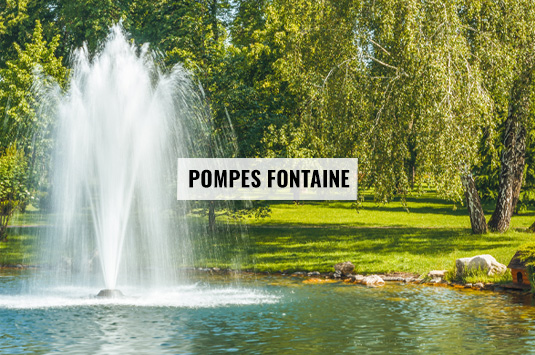 Pompe pour fontaine, bassin, étang jusqu'à 1500l/h 25W, 1.8m de refoulement