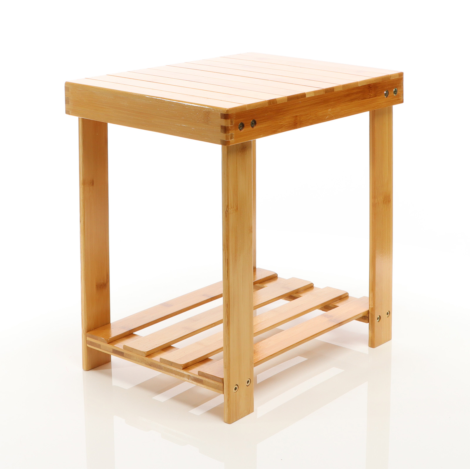 Mueble Auxiliar de Bambu Versatil para Baño, Cocina y Otras