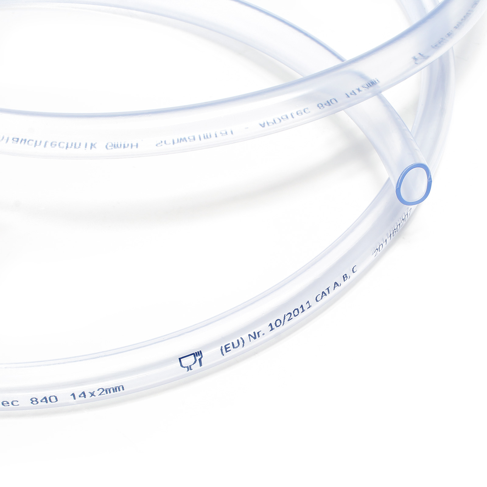 Silikonschlauch 4 / 6 mm transparent - Meterware